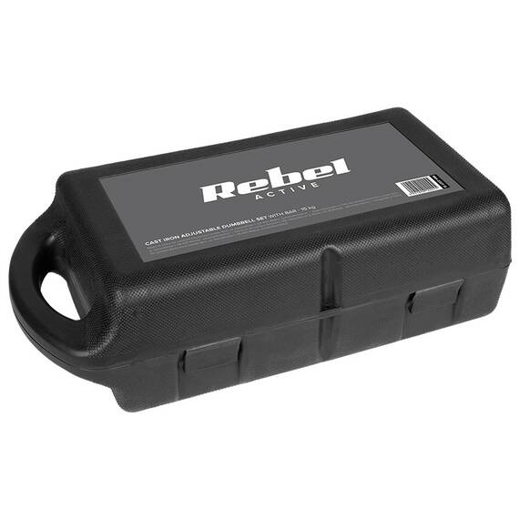 GANTERE REGLABILE CU VALIZA TOTAL 15KG REBEL ACTIVE - 7- Roveli