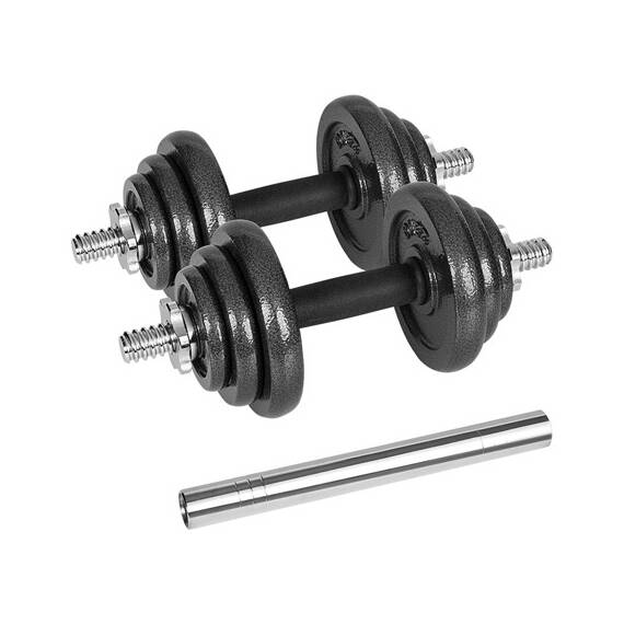 GANTERE REGLABILE CU VALIZA TOTAL 20KG REBEL ACTIVE - - Roveli