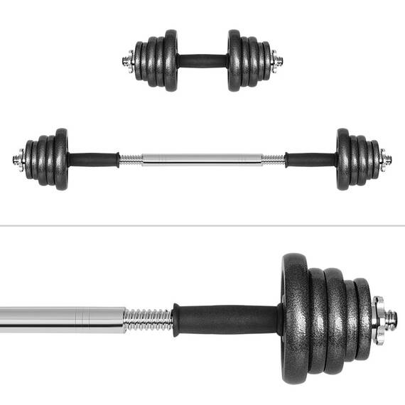 GANTERE REGLABILE CU VALIZA TOTAL 20KG REBEL ACTIVE - 5- Roveli