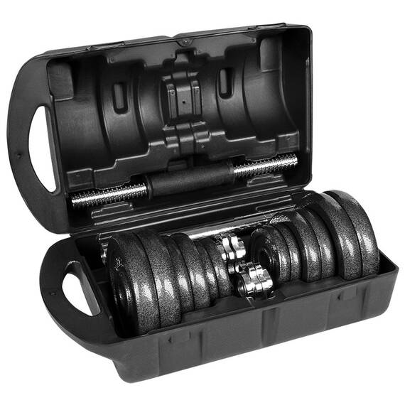 GANTERE REGLABILE CU VALIZA TOTAL 20KG REBEL ACTIVE - 6- Roveli