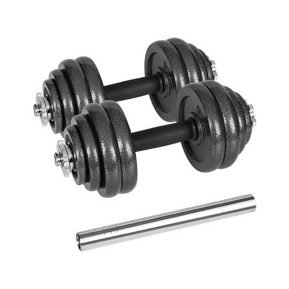 GANTERE REGLABILE CU VALIZA TOTAL 30KG REBEL ACTIVE - - Roveli
