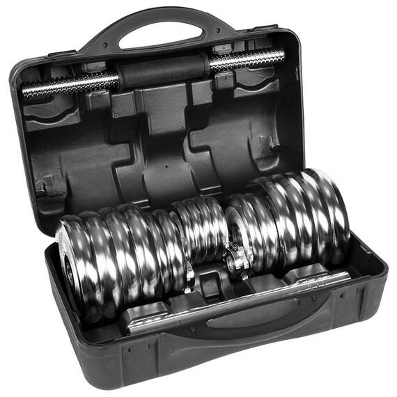 GANTERE REGLABILE CU VALIZA TOTAL 30KG REBEL ACTIVE - 6- Roveli