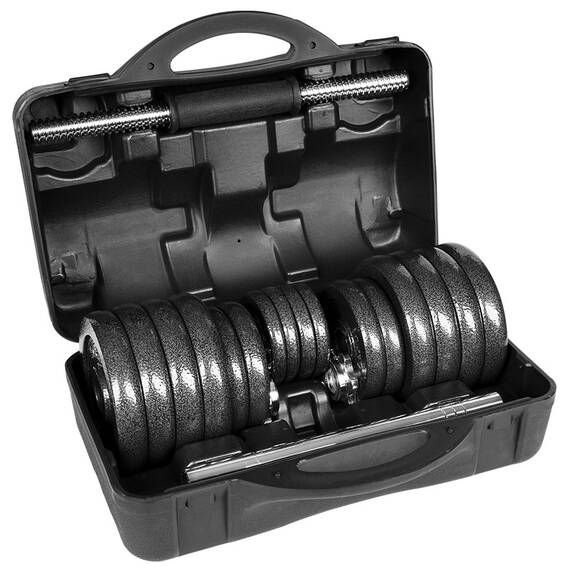 GANTERE REGLABILE CU VALIZA TOTAL 30KG REBEL ACTIVE - 6- Roveli