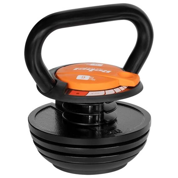 KETTLE BELL AJUSTABIL 6 TALERE 2.3-9KG REBEL ACTIVE - 5- Roveli