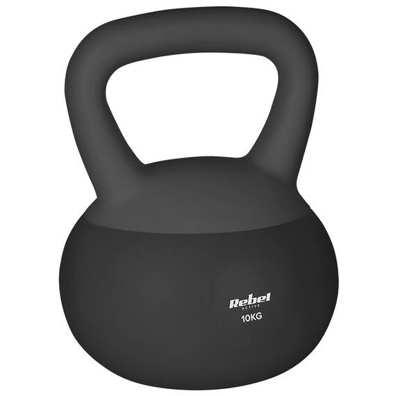 KETTLEBELL VINIL 10 KG REBEL ACTIVE - 2- Roveli
