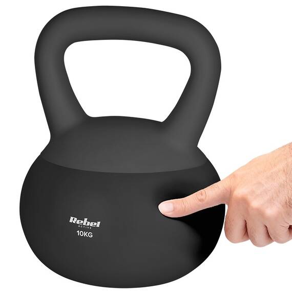 KETTLEBELL VINIL 10 KG REBEL ACTIVE - 5- Roveli