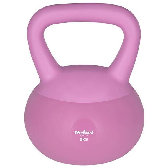KETTLEBELL VINIL 6 KG REBEL ACTIVE - 3- Roveli