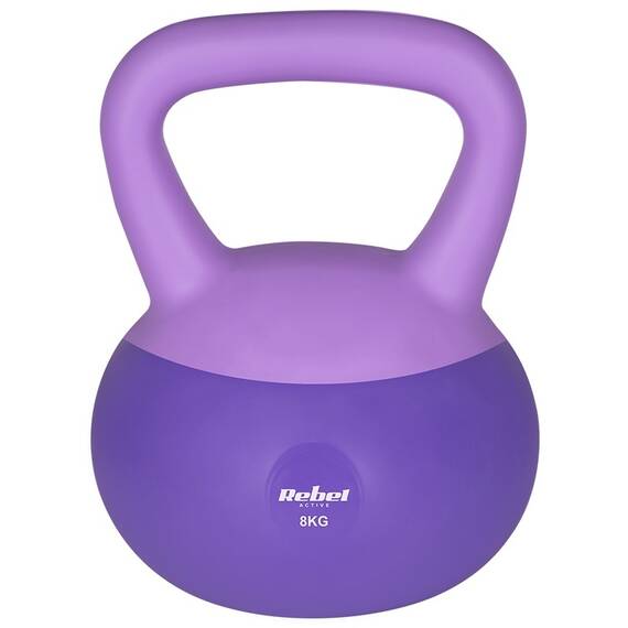 KETTLEBELL VINIL 8 KG REBEL ACTIVE - 3- Roveli