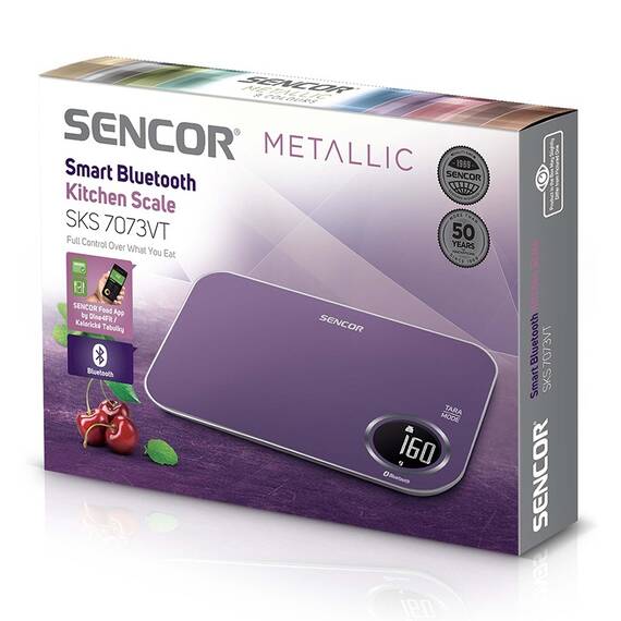 CANTAR DE BUCATARIE SMART BLUETOOTH SENCOR - 8- Roveli