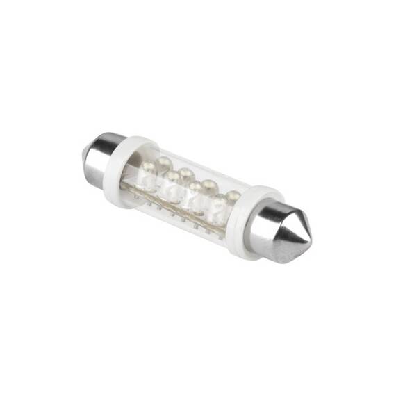 BEC AUTO 12V T10*42-8LED SV 8.5 ALB - - Roveli