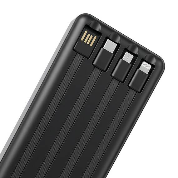 POWER BANK CU INCARCARE SOLARA 20000MAH - NEGRU - 3- Roveli