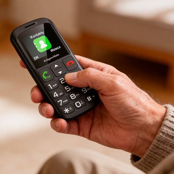 TELEFON GSM SENIORI BUTON SOS KRUGER&MATZ - 4- Roveli