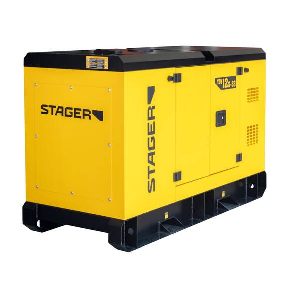 Stager YDY12S-S3 Generator insonorizat dual 12kVA, 16A, 1500rpm, trifazat, diesel - 7- Roveli