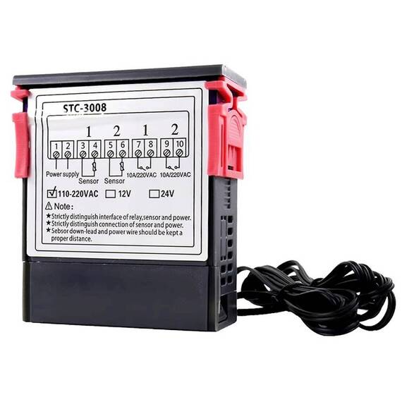 TERMOSTAT 230V STC-3008 - 3- Roveli