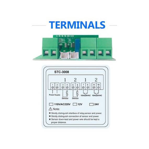 TERMOSTAT 230V STC-3008 - 4- Roveli