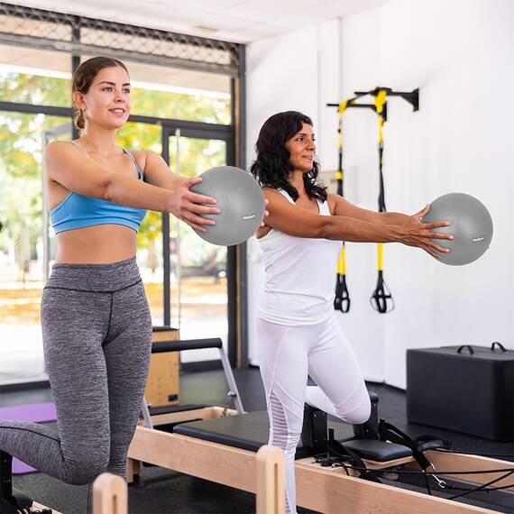 MINGE PILATES GIMNASTICA REABILITARE 25CM REBEL ACTIVE - 6- Roveli