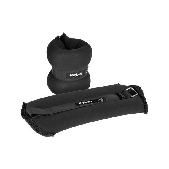 SET 2 GREUTATI INCHEIETURA 2X1KG REBEL ACTIVE - - Roveli