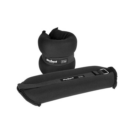 SET 2 GREUTATI INCHEIETURA 2X2KG REBEL ACTIVE - - Roveli