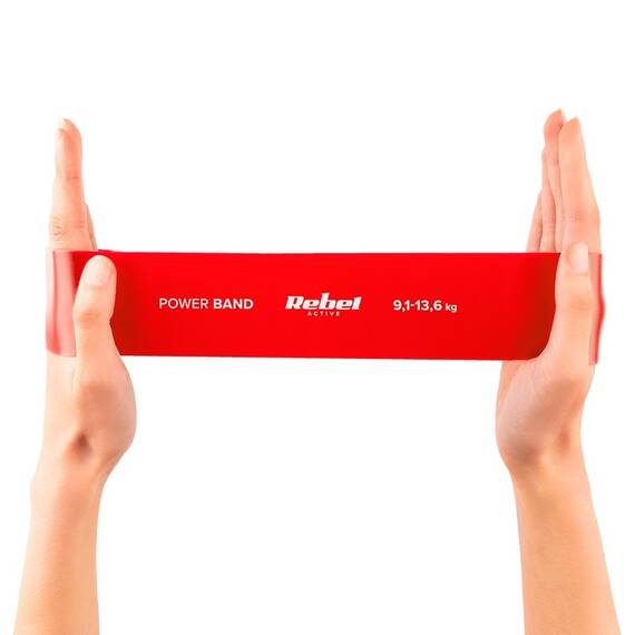 SET 5 BENZI ELASTICE LATEX MINI BAND 2-18KG REBEL ACTIV - 5- Roveli