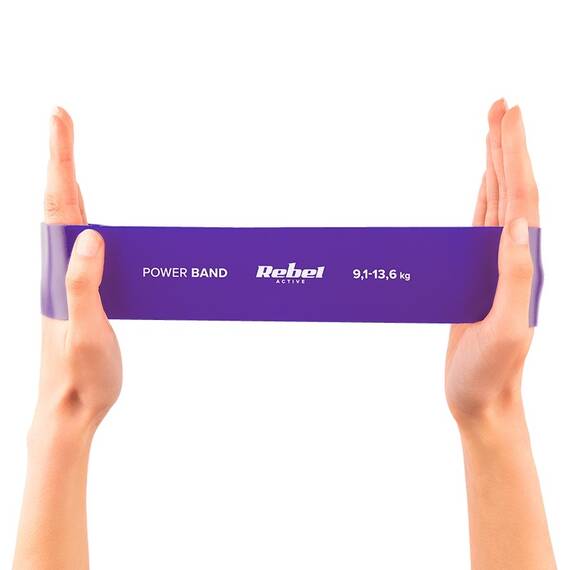 SET 5 BENZI ELASTICE LATEX MINI BAND 2-18KG REBEL ACTIV - 5- Roveli