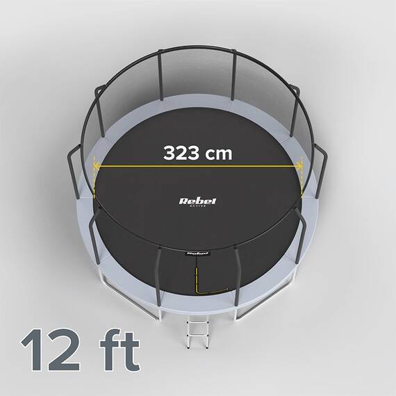 TRAMBULINA 12FT 366CM REBEL ACTIVE - 3- Roveli