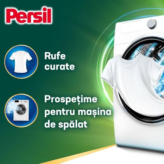 Detergent de rufe capsule Persil 4in1 Discs Universal Deep Clean, 44 spalari, 44 bucati, curatare in profunzime, indepartare puternica a petelor, stralucire, prospetime de lunga durata, eficient in apa rece de la 20°C, pentru masina de spalat automata - 2- Roveli