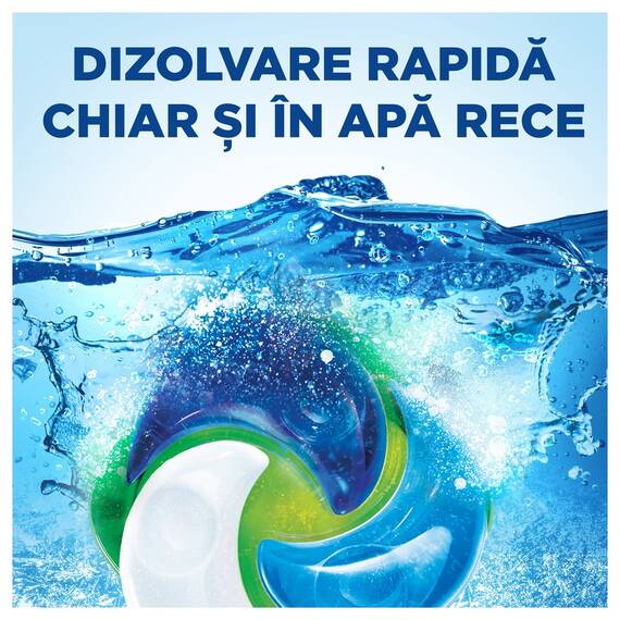 Detergent de rufe capsule Ariel Grandios Allin1 PODS Mountain Spring, 40 spalari, 40 bucati, putere dubla de curatare, 3 aditivi integrati pentru indepartare pete, mirosuri neplacute si stralucirea hainelor, dizolvare rapida in apa rece, universal - 3- Roveli
