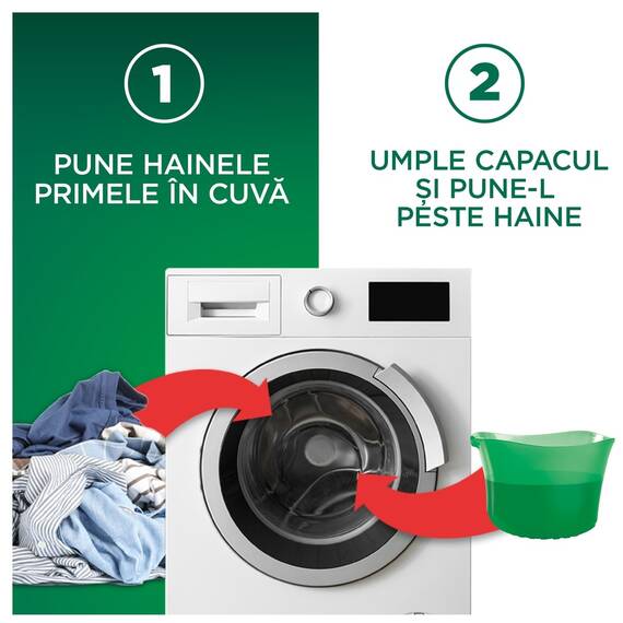 Detergent de rufe lichid Ariel Mountain Spring, 4.5 l, 100 spalari, automat, universal, indeparteaza petele dificile si mirosurile neplacute, formula mai concentrata, eficient la temperaturi scazute, in cicluri scurte - 4- Roveli