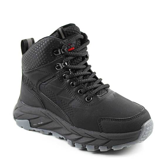 Ghete sport , imblanite , pentru copii , cu talpa groasa C40358-BLACK, Culoare (12): Negru, Marime (12): 32 - - Roveli