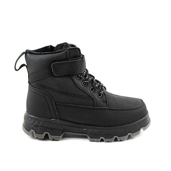 Bocanci impermeabili pentru copii , cu talpa antiaderenta C40319-BLACK, Culoare (12): Negru, Marime (12): 32 - 3- Roveli