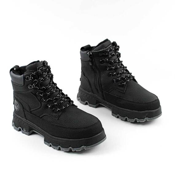 Bocanci impermeabili pentru copii , cu talpa antiaderenta C40315-BLACK, Culoare (12): Negru, Marime (12): 37 - 2- Roveli