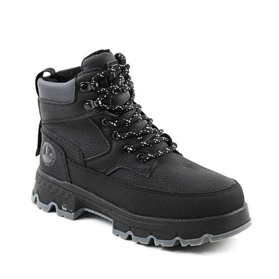Bocanci impermeabili pentru copii , cu talpa antiaderenta C40315-BLACK, Culoare (12): Negru, Marime (12): 35 - - Roveli