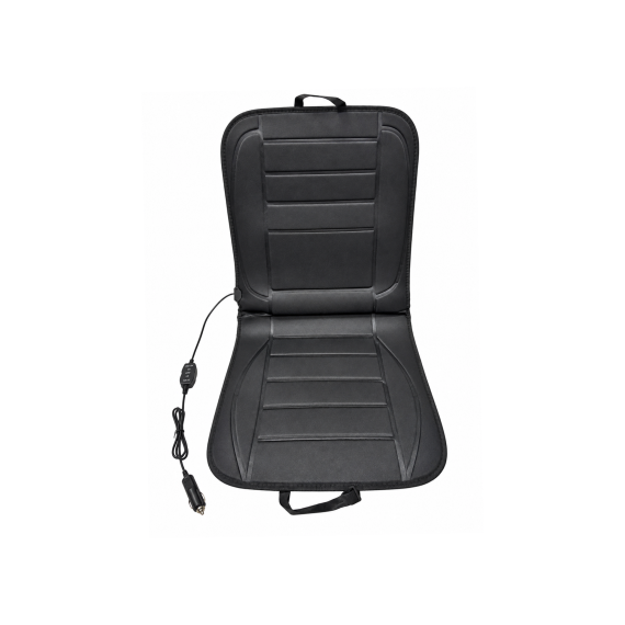 Husa auto scaun cu incalzire electrica 12V 20-45W 97x47 cm neagra  Cod: RAZ002 - 5- Roveli