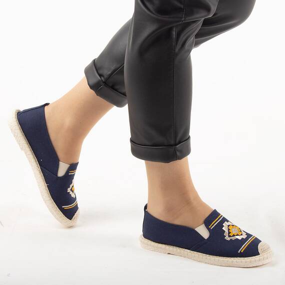 Espadrile albastre de dama A-18ALBASTRU, Culoare (12): Albastru, Marime (12): 37 - 3- Roveli