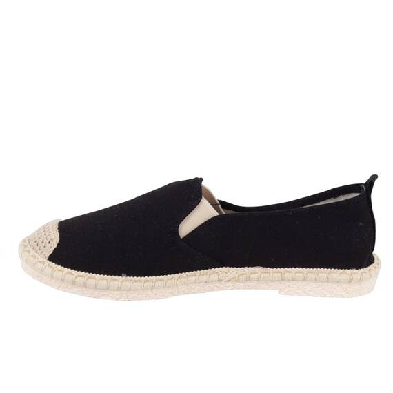 Espadrile de dama A-003-NEGRU, Culoare (12): Negru, Marime (12): 39 - 5- Roveli