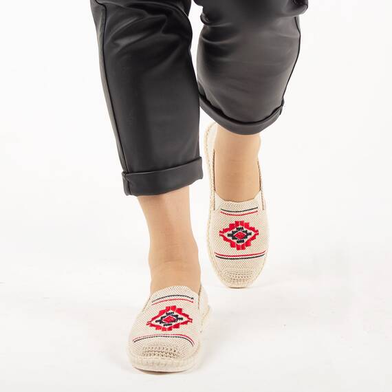 Espadrile bej de dama A-011-BEJ, Culoare (12): Bej, Marime (12): 39 - 2- Roveli
