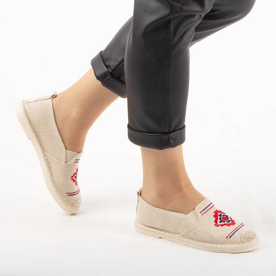 Espadrile bej de dama A-011-BEJ, Culoare (12): Bej, Marime (12): 39 - 3- Roveli