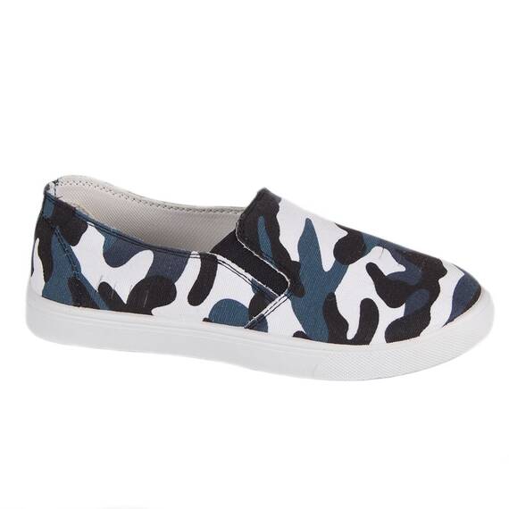 Espadrile dama albastre camuflaj Y-39-A, Culoare (12): Albastru, Marime (12): 40 - - Roveli