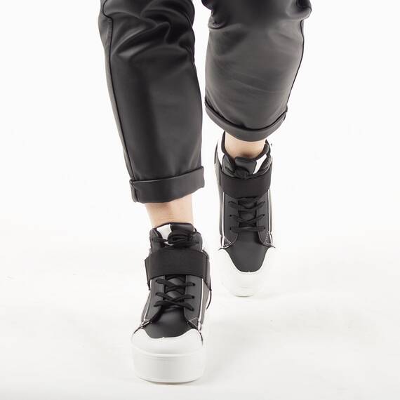 Ghete de dama sport E2025-B, Culoare (12): Negru, Marime (12): 38 - 2- Roveli