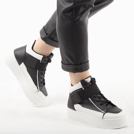 Ghete de dama sport E2025-B, Culoare (12): Negru, Marime (12): 38 - 3- Roveli