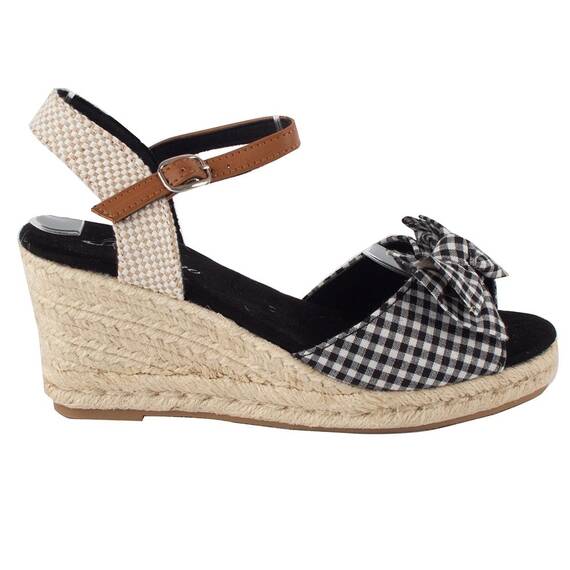 Sandale dama negre cu platforma W2018-37-BLACK, Culoare (12): Alb, Negru, Maro, Marime (12): 36 - 4- Roveli