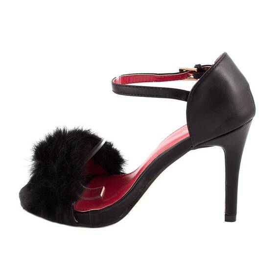 Sandale de dama cu toc 83201-NEGRU-P, Culoare (12): Negru, Marime (12): 38 - 2- Roveli