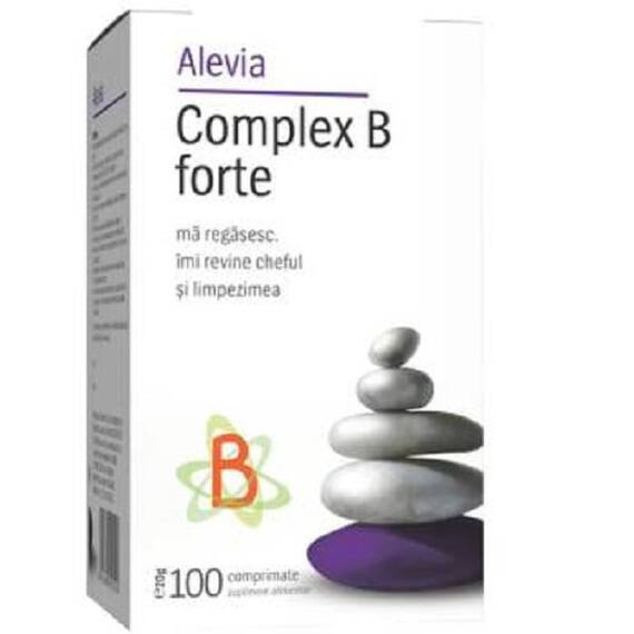 Complex B Forte 100 comprimate Alevia - - Roveli