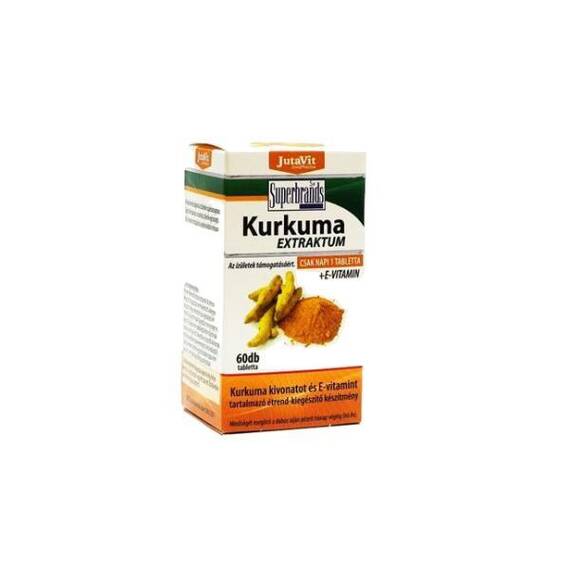 Extract de Curcuma 60 tablete JutaVit - - Roveli