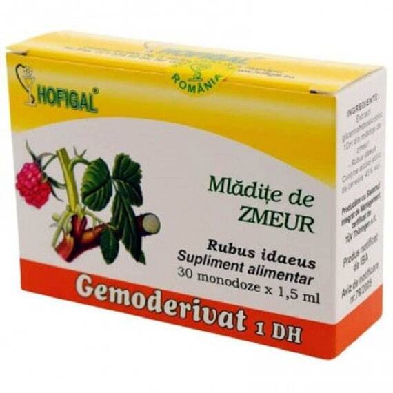 Gemoderivat Mladite de Zmeur 30 monodoze Hofigal - - Roveli