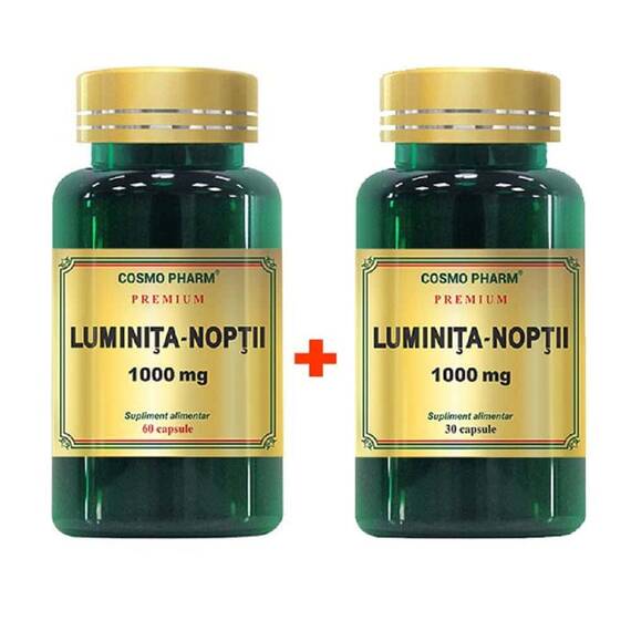 Luminita Noptii 1000 mg Pachet 60+30 capsule CosmoPharm - - Roveli
