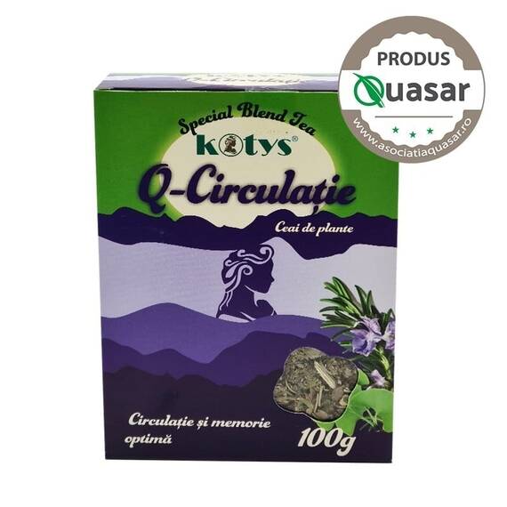 Q Circulatie Ceai de Plante 100 g Kotys - - Roveli