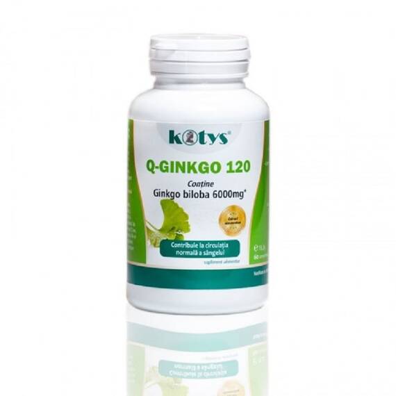 Q Ginkgo 120 mg 60 comprimate Kotys - - Roveli