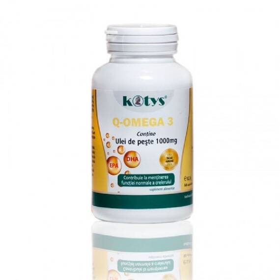 Q Omega 3 1000 mg 60 capsule Kotys - - Roveli