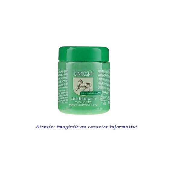 Balsam de Grasime de Cal cu Extract de Rozmarin 500 g BingoSPA - - Roveli